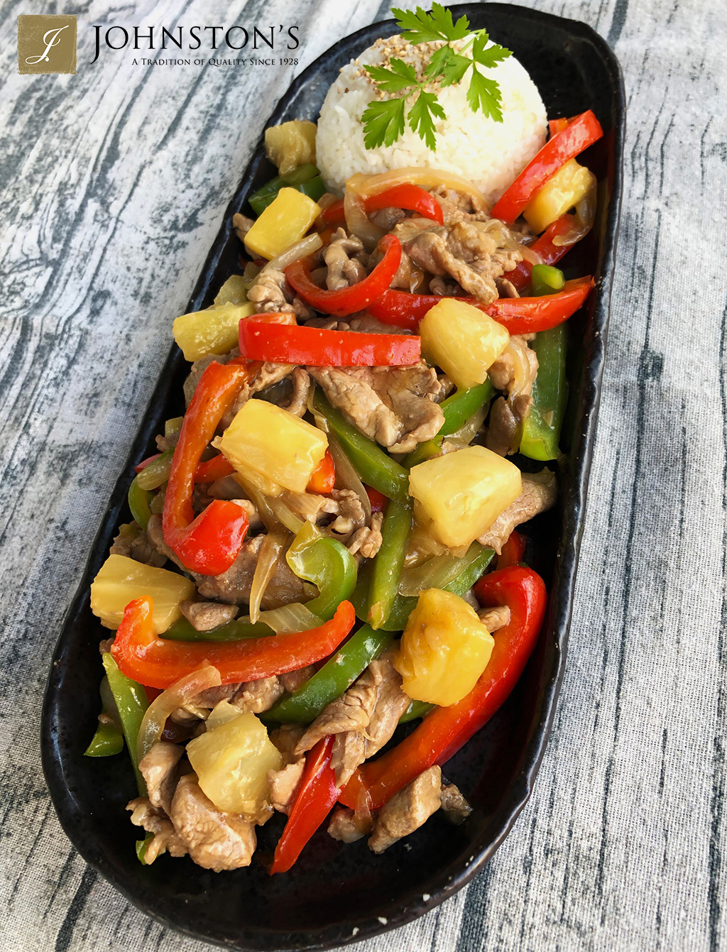 Pork and Peppers Stirfry Johnston's