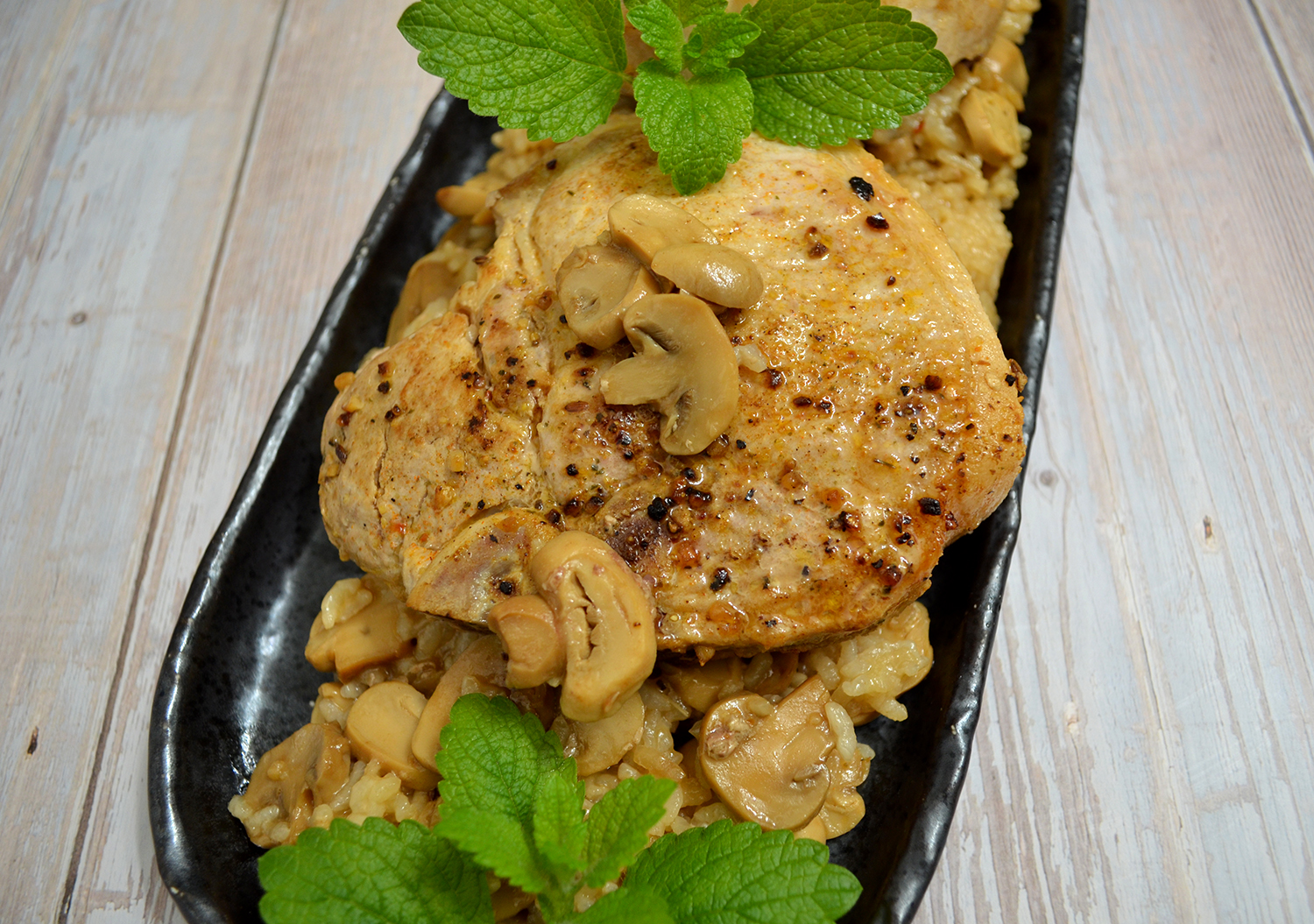 Pork Chops and Rice Johnston's