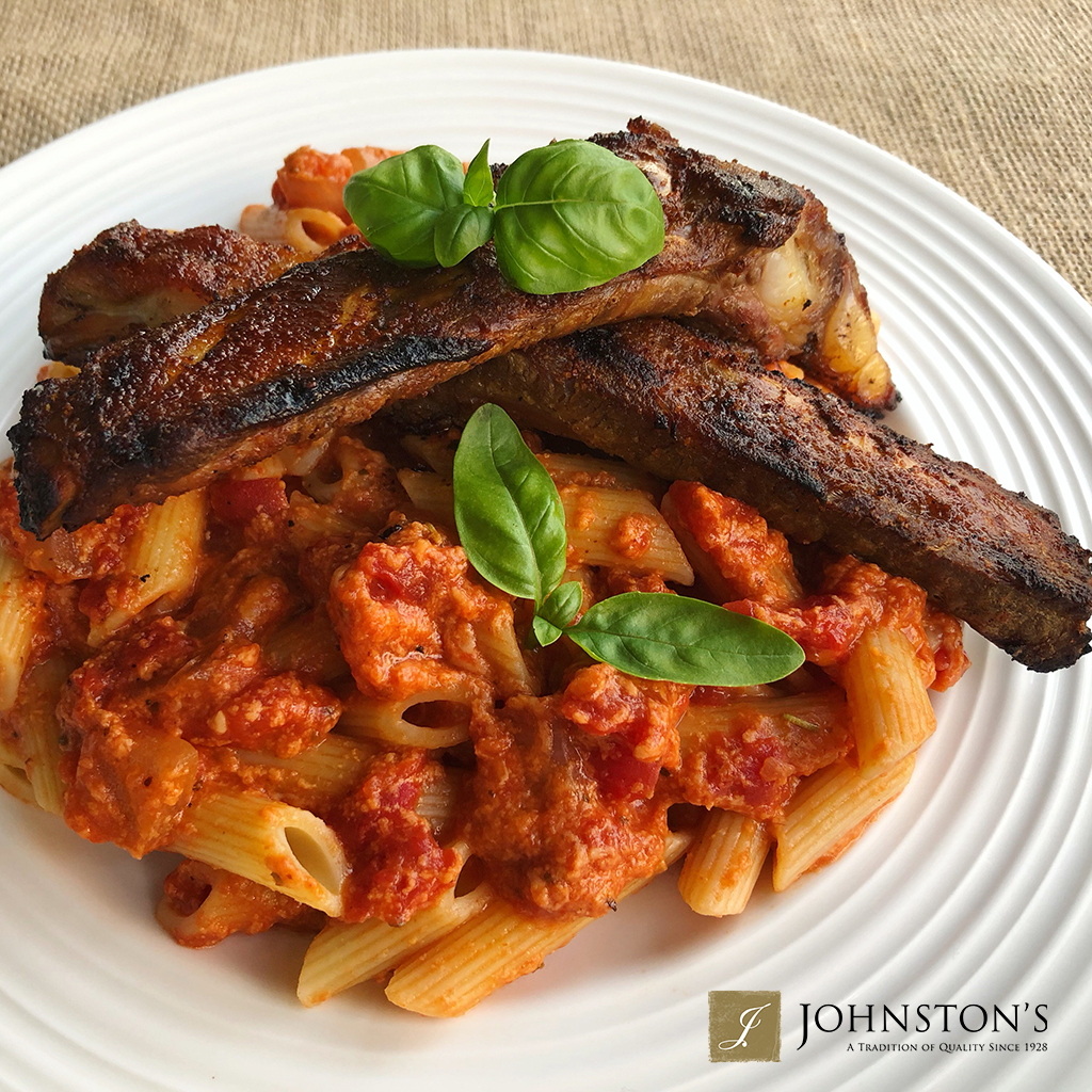 Spare Rib Rigatoni Rigatoni and Spareribs - Johnston's